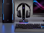 Corsair ST100 RGB Soporte para Auriculares Gaming Premium con Sonido Envolvente 7.1 e Iluminación RGB Personalizable de Aluminio