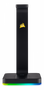 Corsair ST100 RGB Soporte para Auriculares Gaming Premium con Sonido Envolvente 7.1 e Iluminación RGB Personalizable de Aluminio