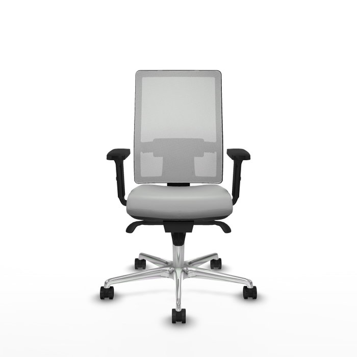 PIQUERAS Y CRESPO Silla de oficina Horna Gris claro y Blanco PIQUERAS Y CRESPO Silla de oficina Horna Gris claro y Blanco
