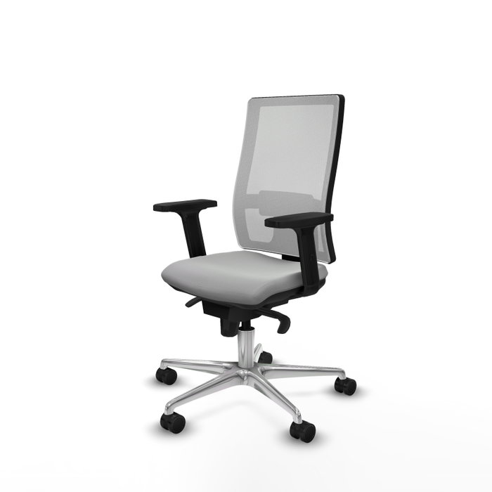 PIQUERAS Y CRESPO Silla de oficina Horna Gris claro y Blanco PIQUERAS Y CRESPO Silla de oficina Horna Gris claro y Blanco
