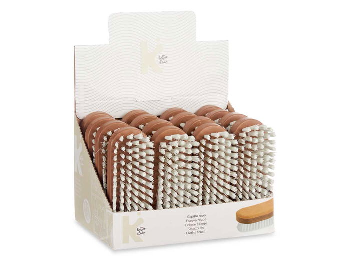 Arte Regal Cepillo Plástico Ropa Blanco Mediano 5 x 4 x 13.5 cm (Set de 32)