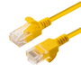 MicroConnect Cable de Red CAT6a U/UTP Slim 0,25m Amarillo