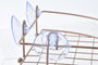 DKD Home Decor Estante de Metal y Plástico para Ducha 27x20x7 cm