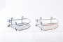 DKD Home Decor Estante de Metal y Plástico para Ducha 27x20x7 cm