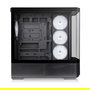 Thermaltake View 370 TG ARGB - Caja PC Midi Tower ATX Negro con Ventana de Cristal Templado, 4 Ventiladores ARGB, Soporte EATX