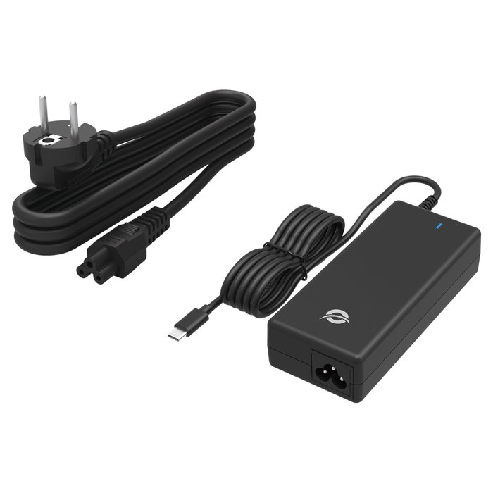 Conceptronic Cargador de Sobremesa 100W GaN USB-C PD 3.0 Negro