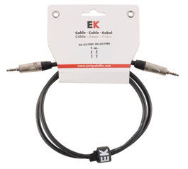 Cable Ek Audio Mini Jack Stereo - Mini Jack Stereo Metálico 1 m