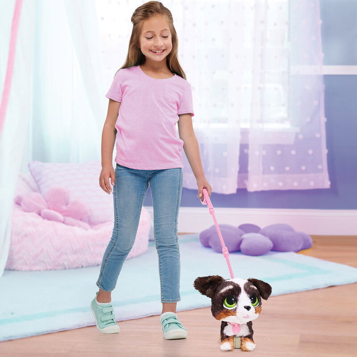 Just Play FurReal Walk-A-Lots Bernedoodle Interactivo con Correa