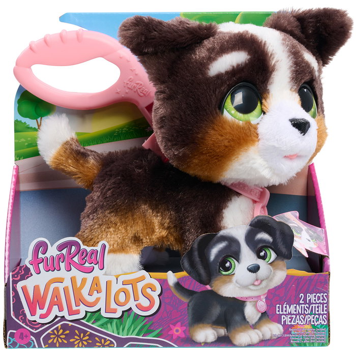 Just Play Furreal Walk-A-Lots Bernedoodle Interactive Toy, 20 cm, Sonidos, +4 Años, Multilenguaje
