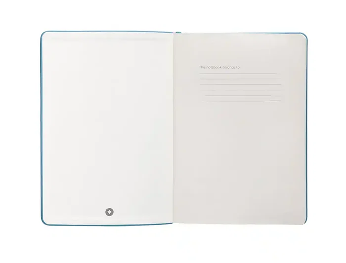 Antartik Cuaderno A4 Tapa Dura Hojas Cuadriculadas Azul Claro 100 Hojas 80gr FSC