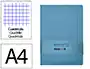 Antartik Cuaderno A4 Tapa Dura Hojas Cuadriculadas Azul Claro 100 Hojas 80gr FSC