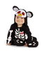 My Other Me Disfraz Osito Día de los Muertos Talla 0-6 meses Body y Capucha