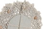 DKD Home Decor Espejo Boho Blanco Set de 3 Piezas 1 x 20 x 20 cm
