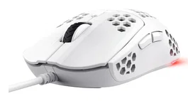 Trust GXT 928 Helox - Ratón Gaming Inalámbrico para Diestros, RGB, 6 Botones Programables, Sensor Óptico 6400 DPI, Blanco
