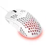 Trust Gaming GXT 929W Helox Ratón Gaming Óptico 6400 DPI Ultraligero 65g RGB 6 Botones Programables Cableado USB Blanco