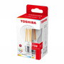 TOSHIBA Bombilla LED con Filamento A60, E27 8.5W 2700K, Luz Cálida