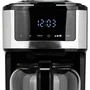 Livoo Cafetera Eléctrica Programable DOD208 - 900W - 1.8L - Capacidad 12-15 Tazas - Negra