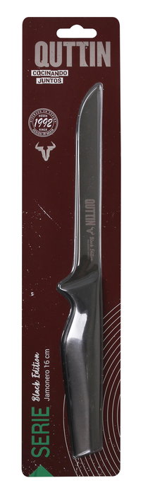 Quttin Cuchillo Jamonero Mini 16cm Black (8 Unidades) Quttin Cuchillo Jamonero Mini 16cm Black (8 Unidades)