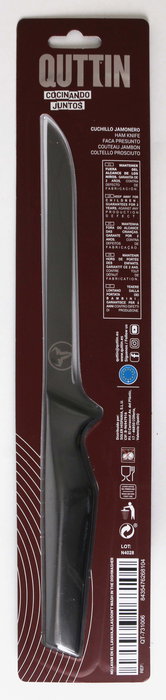 Quttin Cuchillo Jamonero Mini 16cm Black (8 Unidades) Quttin Cuchillo Jamonero Mini 16cm Black (8 Unidades)