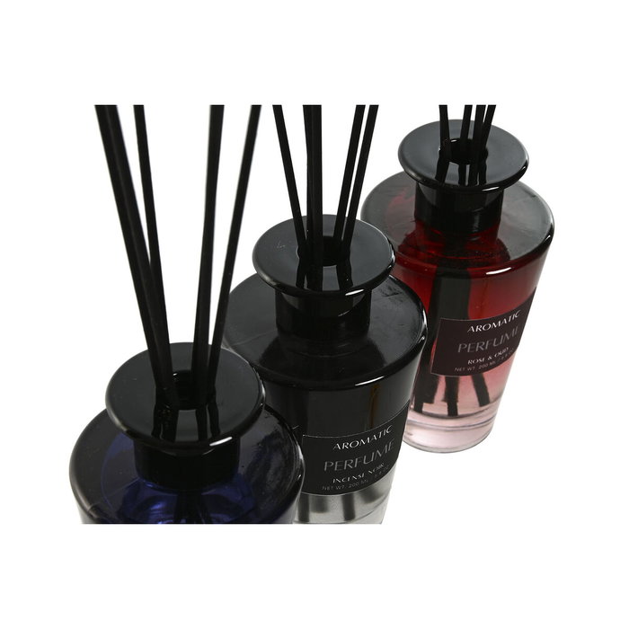 DKD Home Decor Ambientador Mikado Cristal Dama de Noche Pack de 3