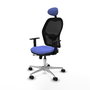 PIQUERAS Y CRESPO Silla de oficina Jorquera con mecanismo Sincro/Traslack Azul claro