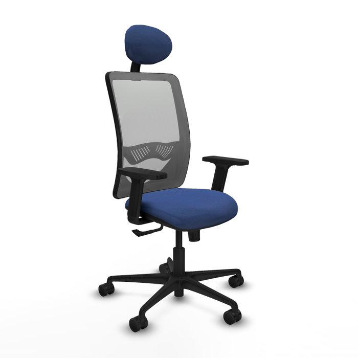 PIQUERAS Y CRESPO Silla de oficina Zulema, Mecanismo Sincro, Azul marino/Gris PIQUERAS Y CRESPO Silla de oficina Zulema, Mecanismo Sincro, Azul marino/Gris