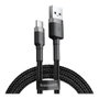 Baseus Cafule Cable USB a USB-C 2A 2m gris y negro