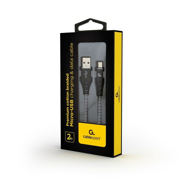 GEMBIRD Cable USB 2.0 de 2m con acabado textil GEMBIRD Cable USB 2.0 de 2m con acabado textil