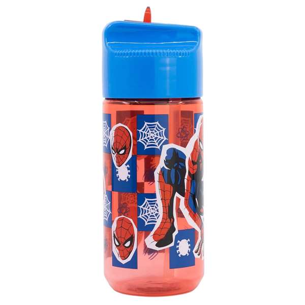 Botella plastico spiderman midnight flyer 430 ml.