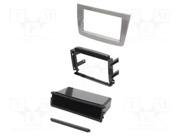 ACV Bastidor de montaje de radio para Alfa Romeo Mito 2 DIN, Plata