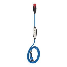 NRGkick Pure 32A Cable de Carga Tipo 2 para Vehículo Eléctrico, 7.5m, 22 kW, IP67/IP69K, WLAN, Detección de Sobretensión, Azul