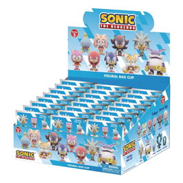 Sonic the Hedgehog Colgantes PVC Series 5 Expositor Flocking (24)