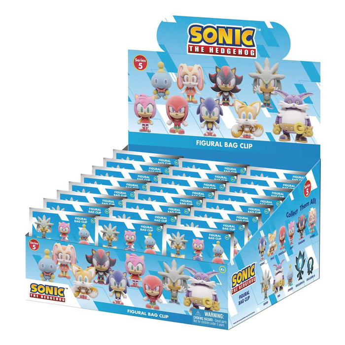Sonic the Hedgehog Colgantes PVC Series 5 Expositor Flocking (24) Sonic the Hedgehog Colgantes PVC Series 5 Expositor Flocking (24)