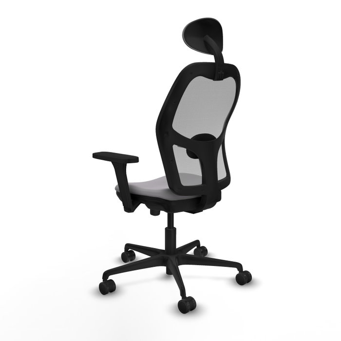PIQUERAS Y CRESPO Silla de oficina Jorquera Gris con Mecanismo Sincro/Traslack