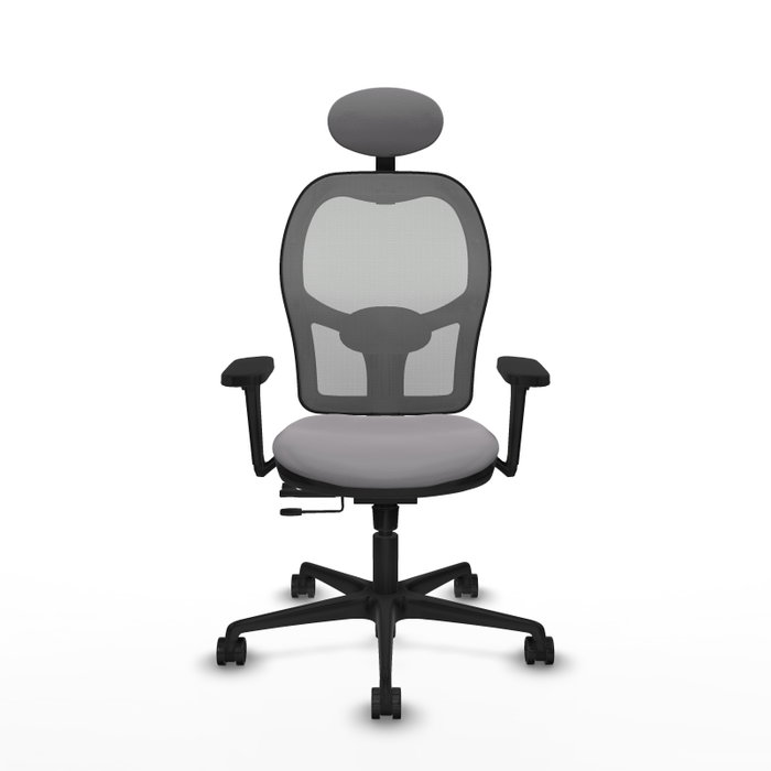PIQUERAS Y CRESPO Silla de oficina Jorquera Gris con Mecanismo Sincro/Traslack