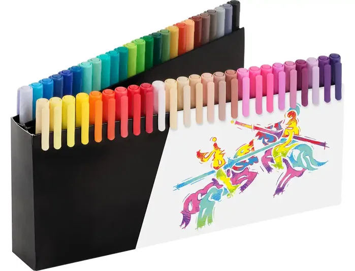 Faber-Castell Black Edition Rotuladores con Punta de Pincel, Colores Surtidos, 50 Unidades Faber-Castell Black Edition Rotuladores con Punta de Pincel, Colores Surtidos, 50 Unidades