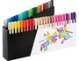 Faber-Castell Black Edition Rotuladores con Punta de Pincel, Colores Surtidos, 50 Unidades