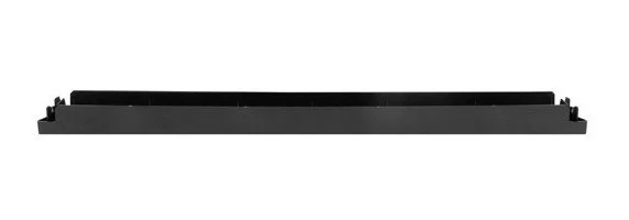 Lanberg AKP-1401-B Panel Ciego de Rack 1U de Plástico Negro, 48.3 cm (19") para Montaje Rápido y Organización de Equipos