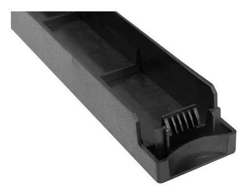 Lanberg AKP-1401-B Panel Ciego de Rack 1U de Plástico Negro, 48.3 cm (19") para Montaje Rápido y Organización de Equipos