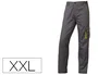 Deltaplus Pantalón de Trabajo Panostyle Gris Verde Talla XXL Cintura Ajustable 5 Bolsillos