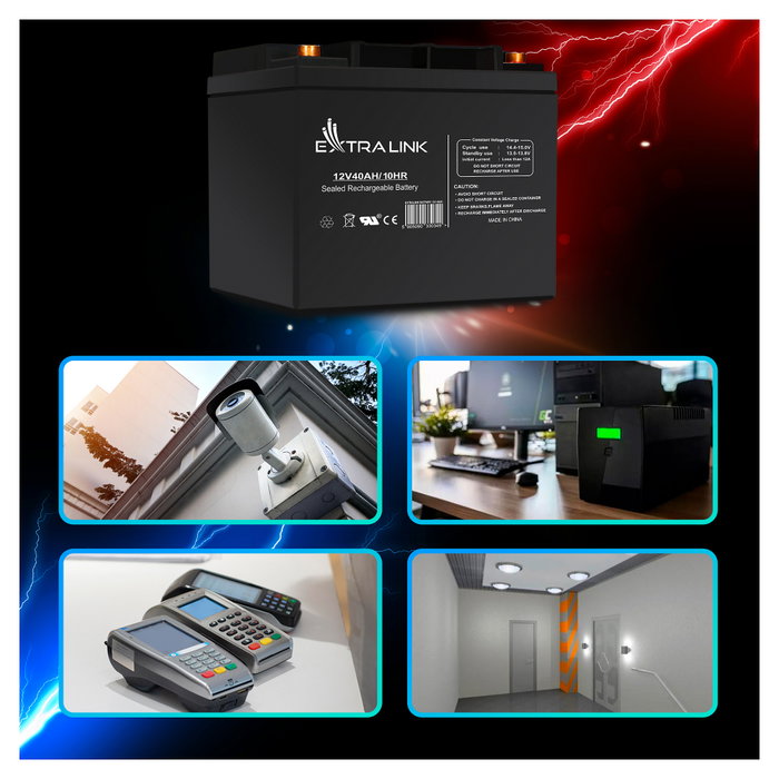 Extralink ACCUMULATOR Batería de plomo-ácido sellada (VRLA) 12V 40Ah Extralink ACCUMULATOR Batería de plomo-ácido sellada (VRLA) 12V 40Ah