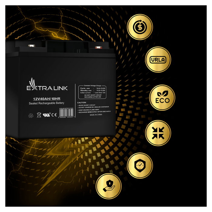 Extralink ACCUMULATOR Batería de plomo-ácido sellada (VRLA) 12V 40Ah Extralink ACCUMULATOR Batería de plomo-ácido sellada (VRLA) 12V 40Ah
