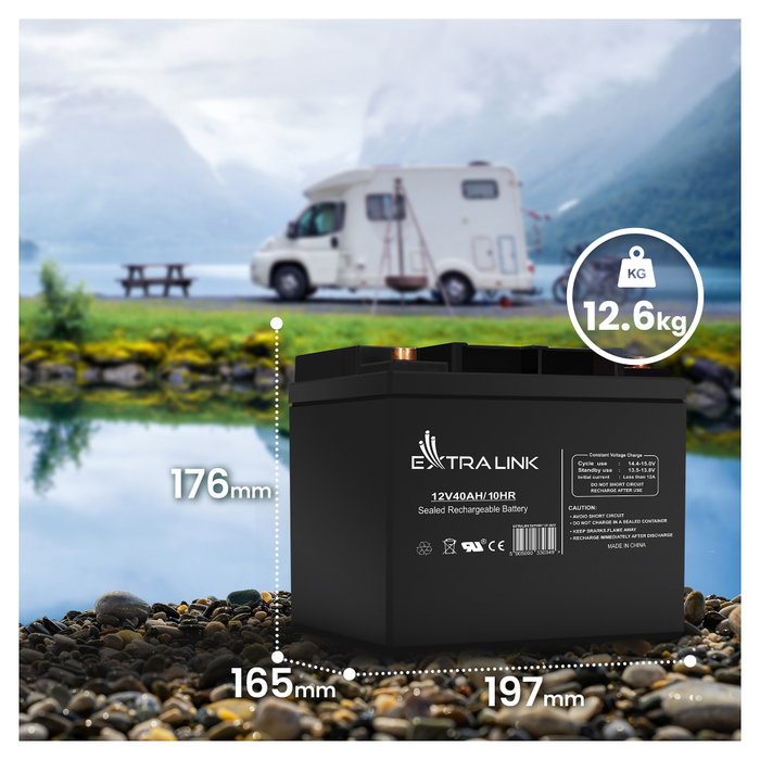 Extralink ACCUMULATOR Batería de plomo-ácido sellada (VRLA) 12V 40Ah Extralink ACCUMULATOR Batería de plomo-ácido sellada (VRLA) 12V 40Ah