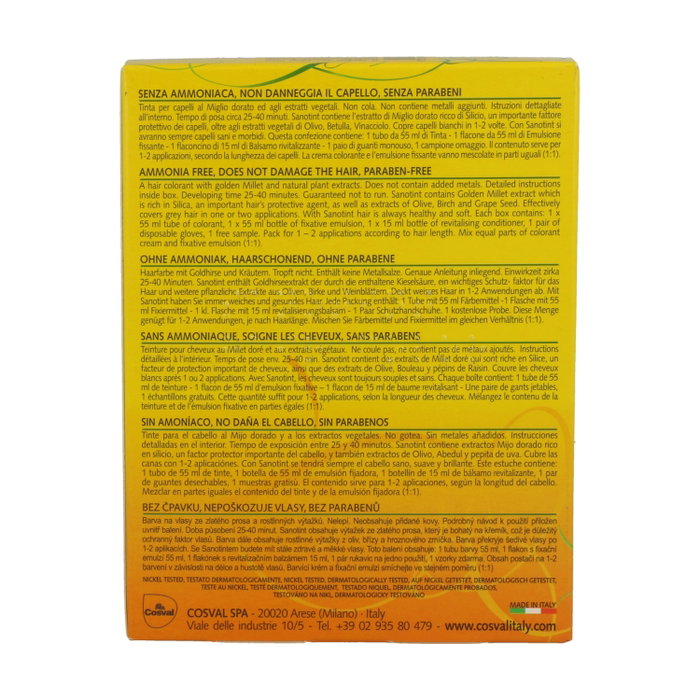 Sanotint Tinte Sensitive 72 Castaño Claro Ceniza