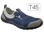 Deltaplus Zapatos de seguridad Light Walkers Poliester y Algodon Puntera y Plantilla Antiperforacion Azul Marino Talla 45