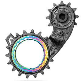 Absolute Black Jaula de Cambio Hollowcage para SRAM AXS Force y Red