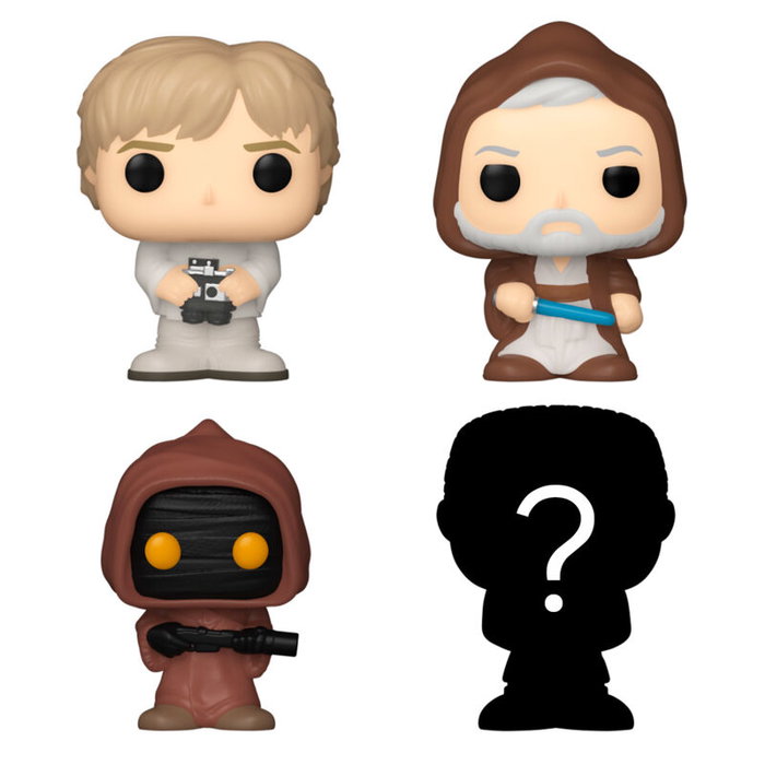 FUNKO Blister 4 figuras Bitty POP Star Wars Luke
