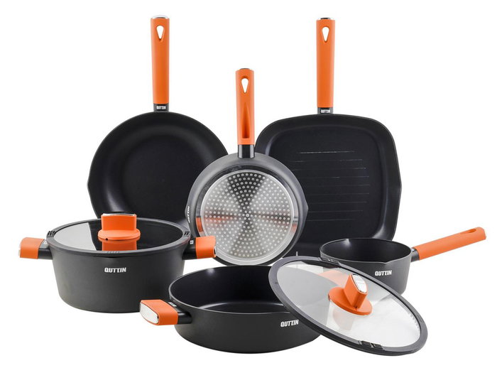 Quttin Cacerola Baja 26 cm con Tapa Colección Gastro (6 Unidades)