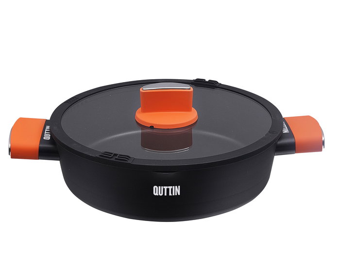 Quttin Cacerola Baja 26 cm con Tapa Colección Gastro (6 Unidades)