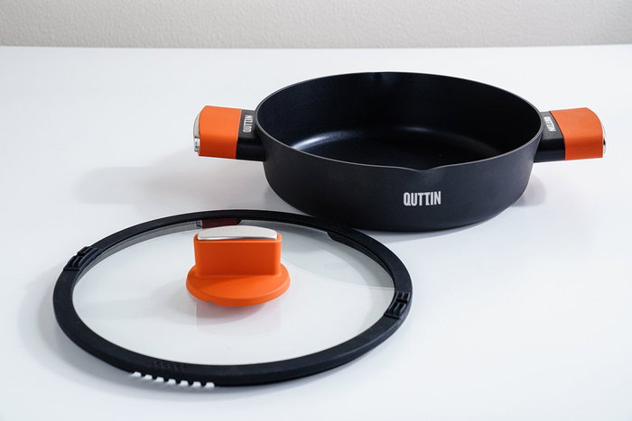 Quttin Cacerola Baja 26 cm con Tapa Colección Gastro (6 Unidades)